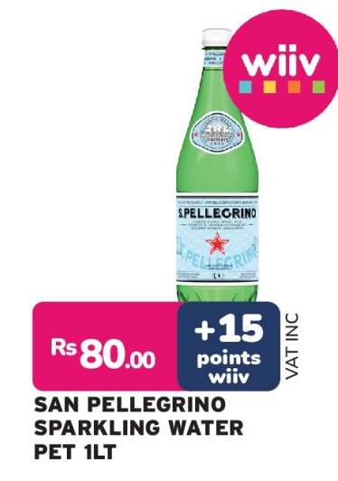 SAN PELLEGRINO SPARKLING WATER PET 1LT