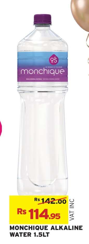 Monchique Alkaline Water 1.5LT