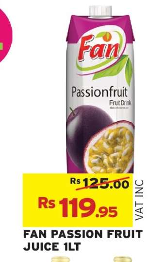 FAN PASSION FRUIT JUICE 1LT
