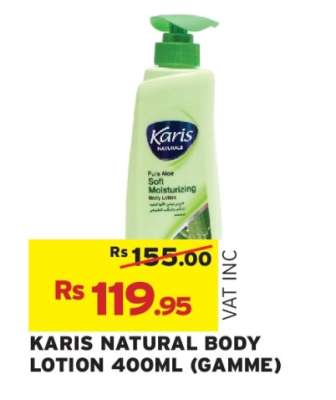KARIS NATURAL BODY LOTION 400ML (GAMME)