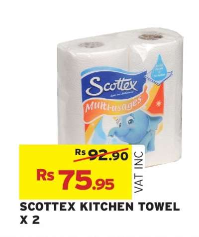 SCOTTEX KITCHEN TOWEL X 2