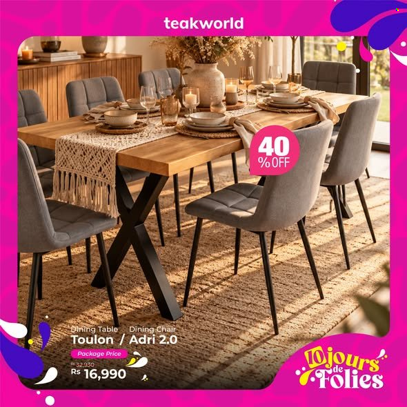 Teak World catalogue. Page 5