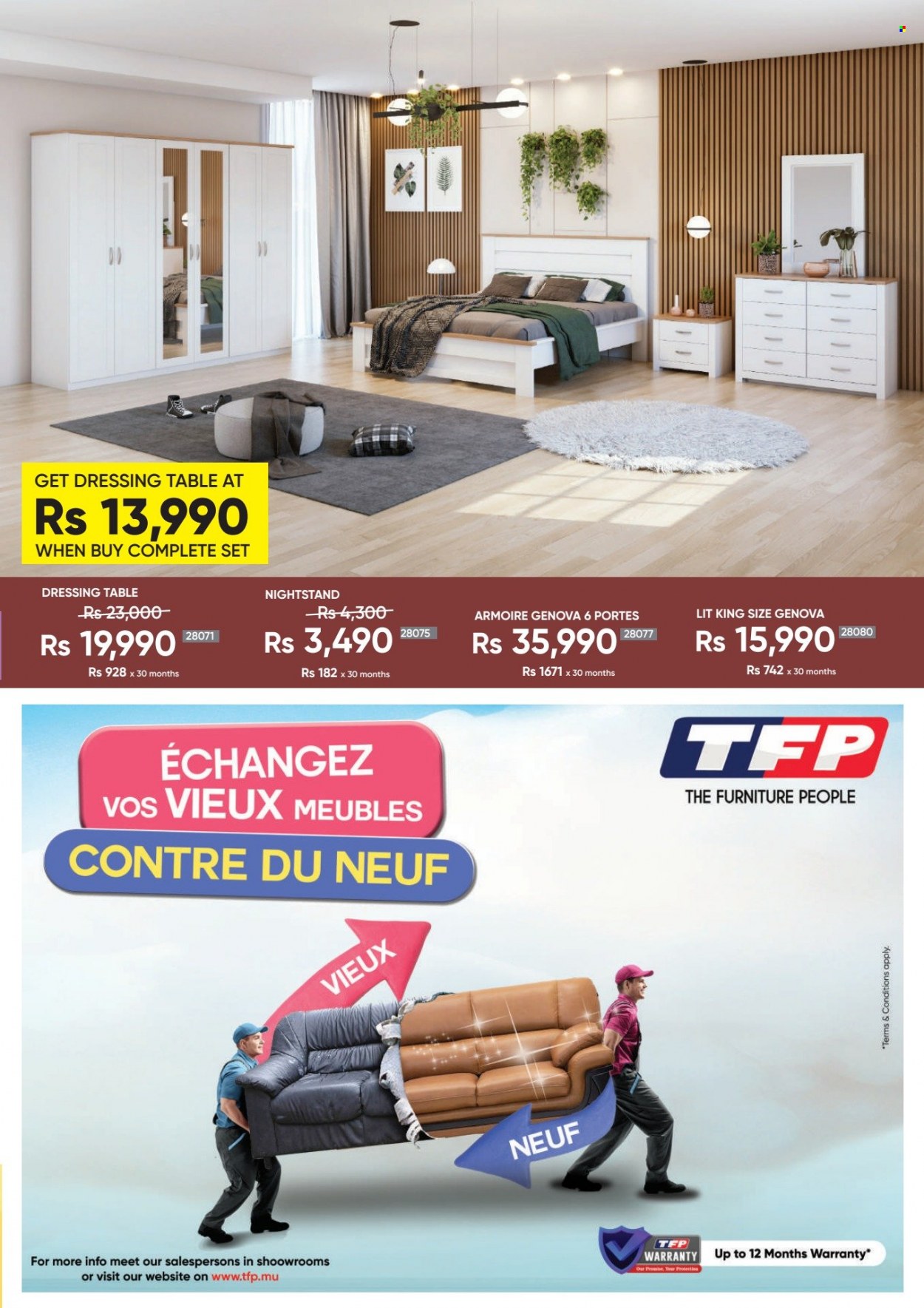 thumbnail - TFP Catalogue - 6.09.2023 - 31.10.2023 - Sales products - table, nightstand, dressing table. Page 23.