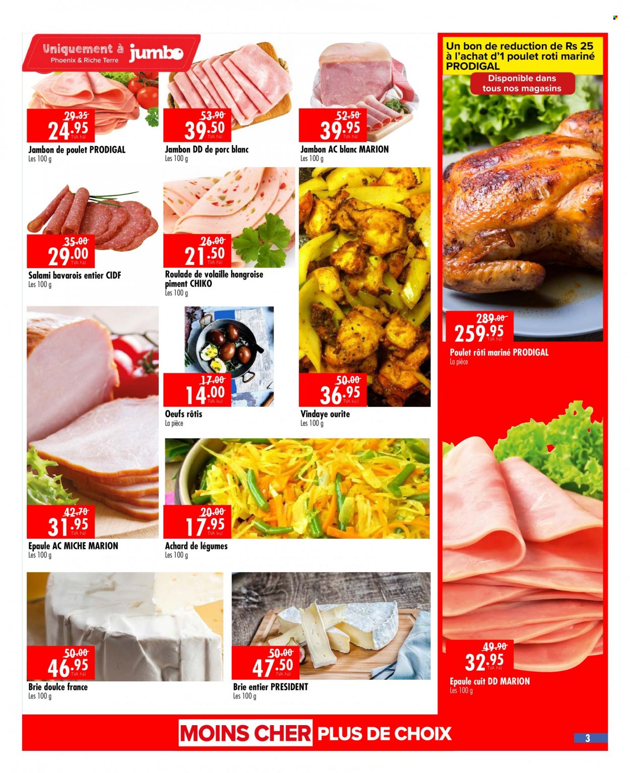 Jumbo Catalogue - 13.06.2022 - 21.06.2022 - Sales products - salami, brie cheese, Président. Page 3.