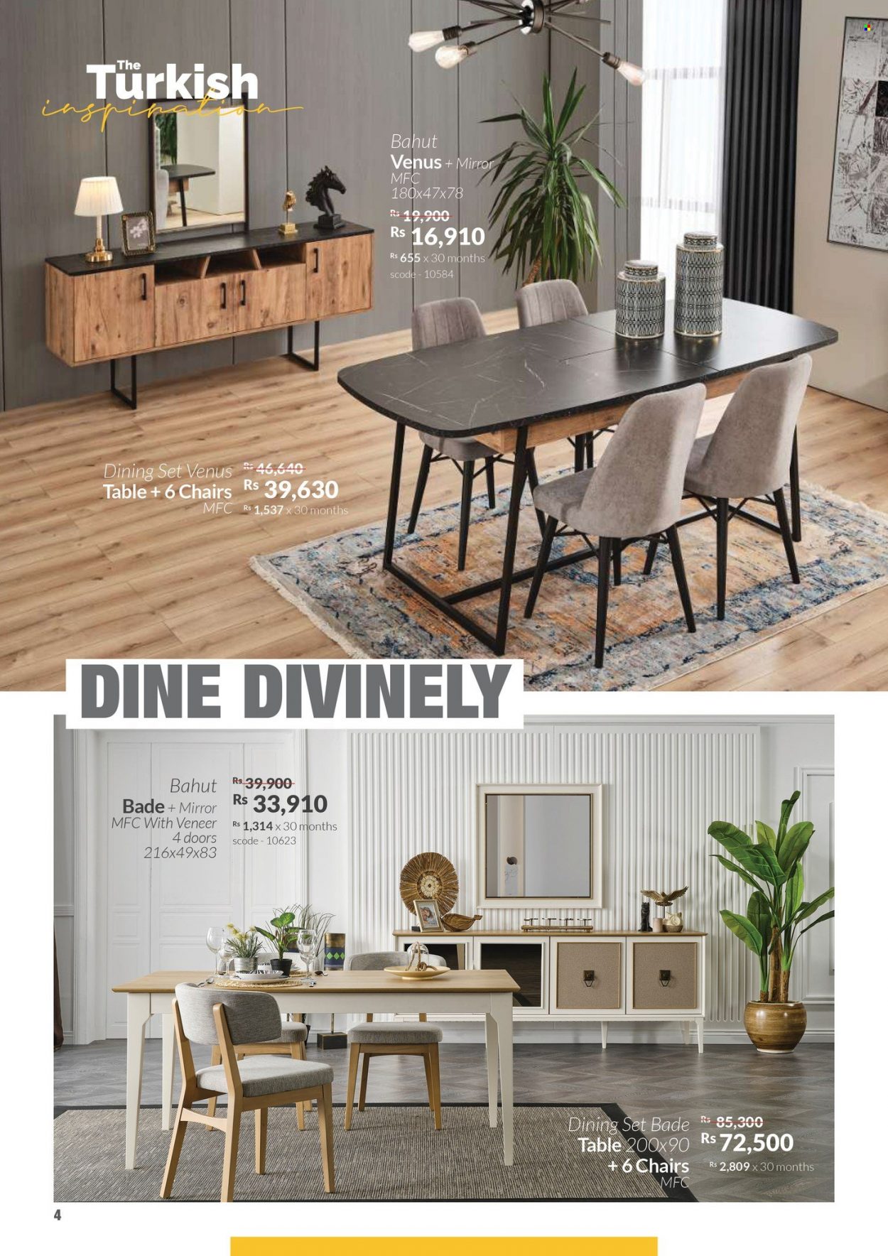 thumbnail - Teak World Catalogue - 15.06.2022 - 10.07.2022 - Sales products - dining set, table, chair, mirror. Page 4.