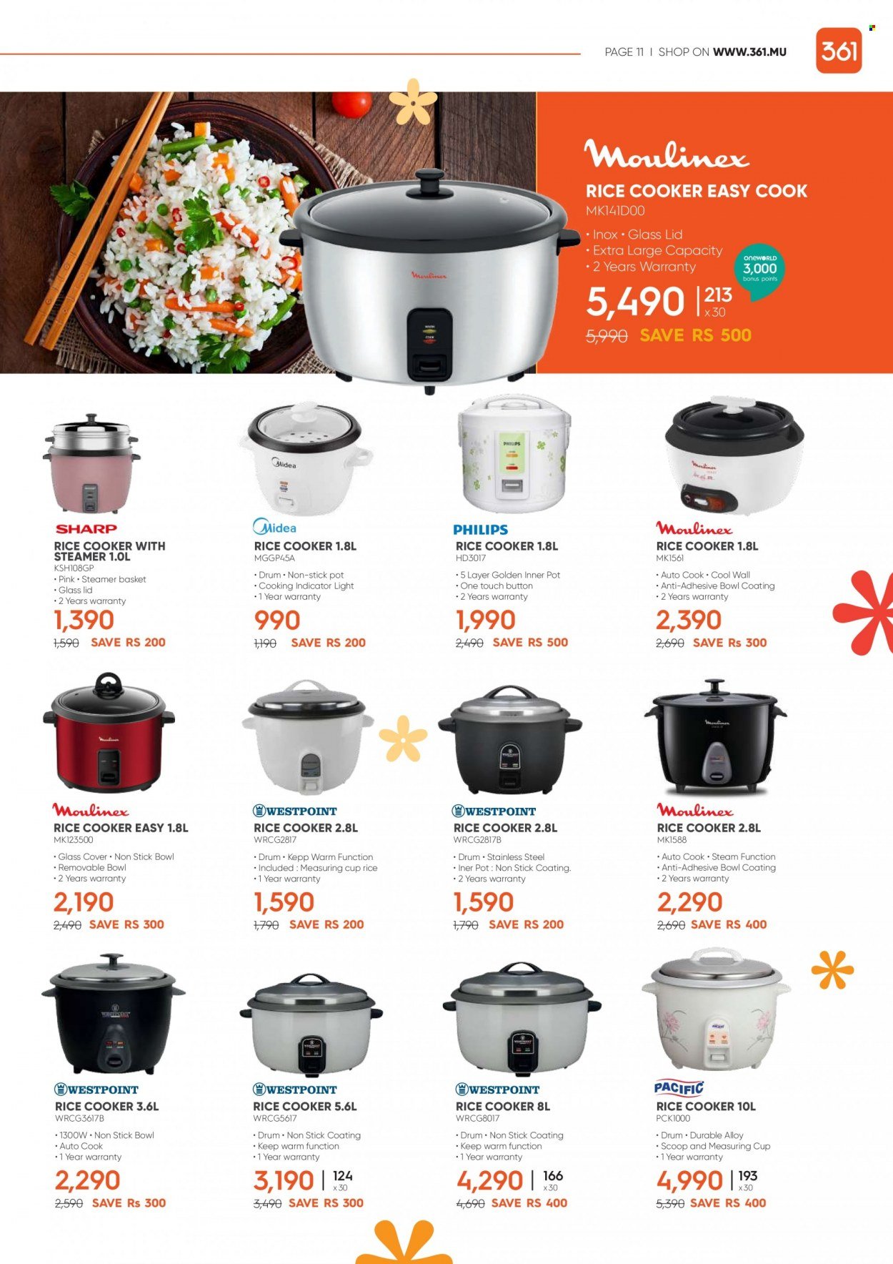 thumbnail - 361 Catalogue - 14.05.2022 - 13.06.2022 - Sales products - rice cooker. Page 11.