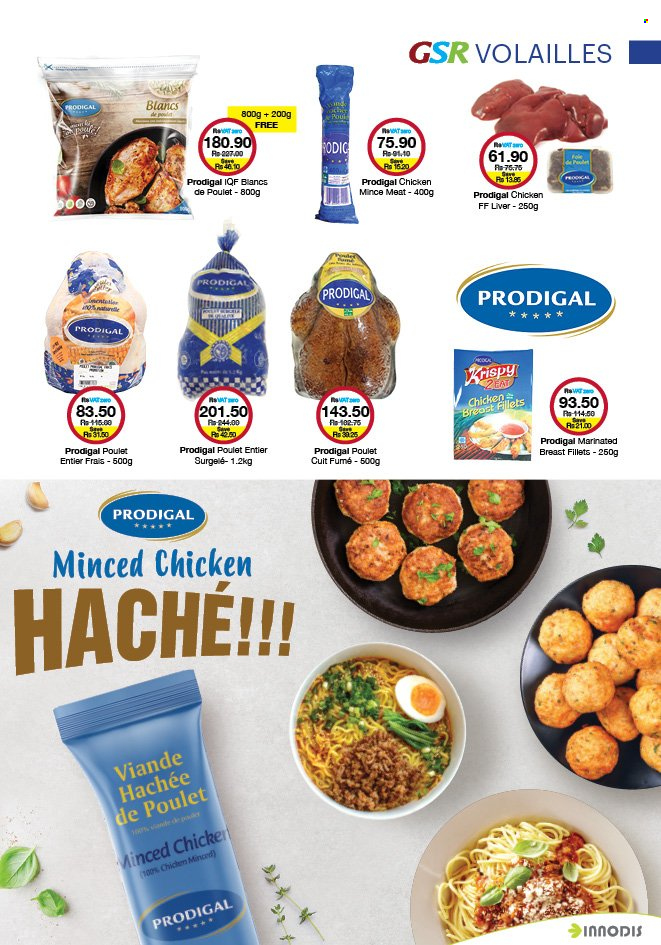 thumbnail - GSR Catalogue - 21.06.2022 - 17.07.2022 - Sales products - ground chicken, chicken breasts, chicken. Page 19.