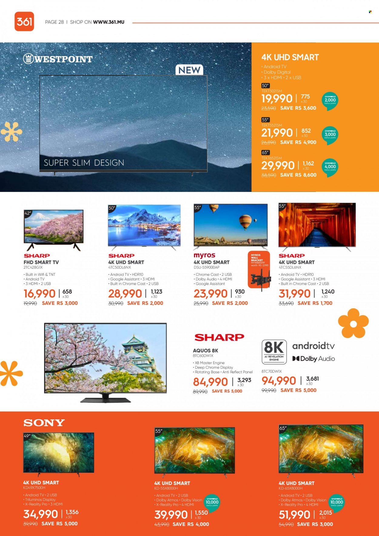 thumbnail - 361 Catalogue - 14.05.2022 - 13.06.2022 - Sales products - Android TV, UHD TV, TV, smart tv. Page 28.