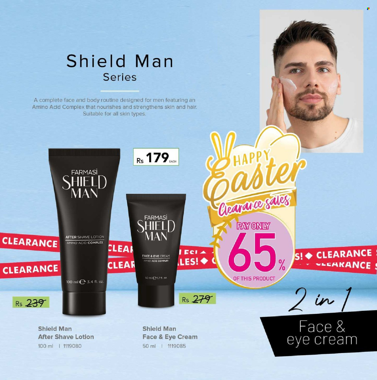 thumbnail - Farmasi Catalogue - 27.03.2024 - 30.04.2024 - Sales products - eye cream, after shave. Page 31.