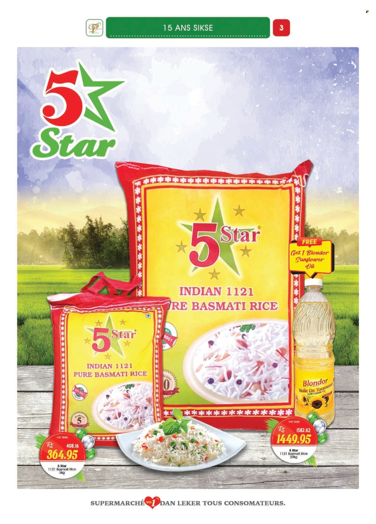 thumbnail - Dreamprice Catalogue - 17.04.2024 - 15.05.2024 - Sales products - basmati rice, rice, sunflower oil, oil. Page 3.