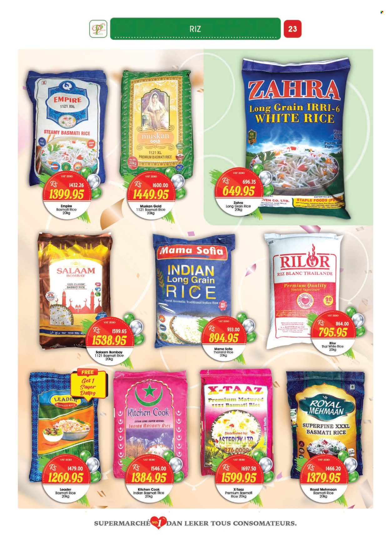 thumbnail - Dreamprice Catalogue - 17.04.2024 - 15.05.2024 - Sales products - basmati rice, rice, white rice, long grain rice. Page 23.