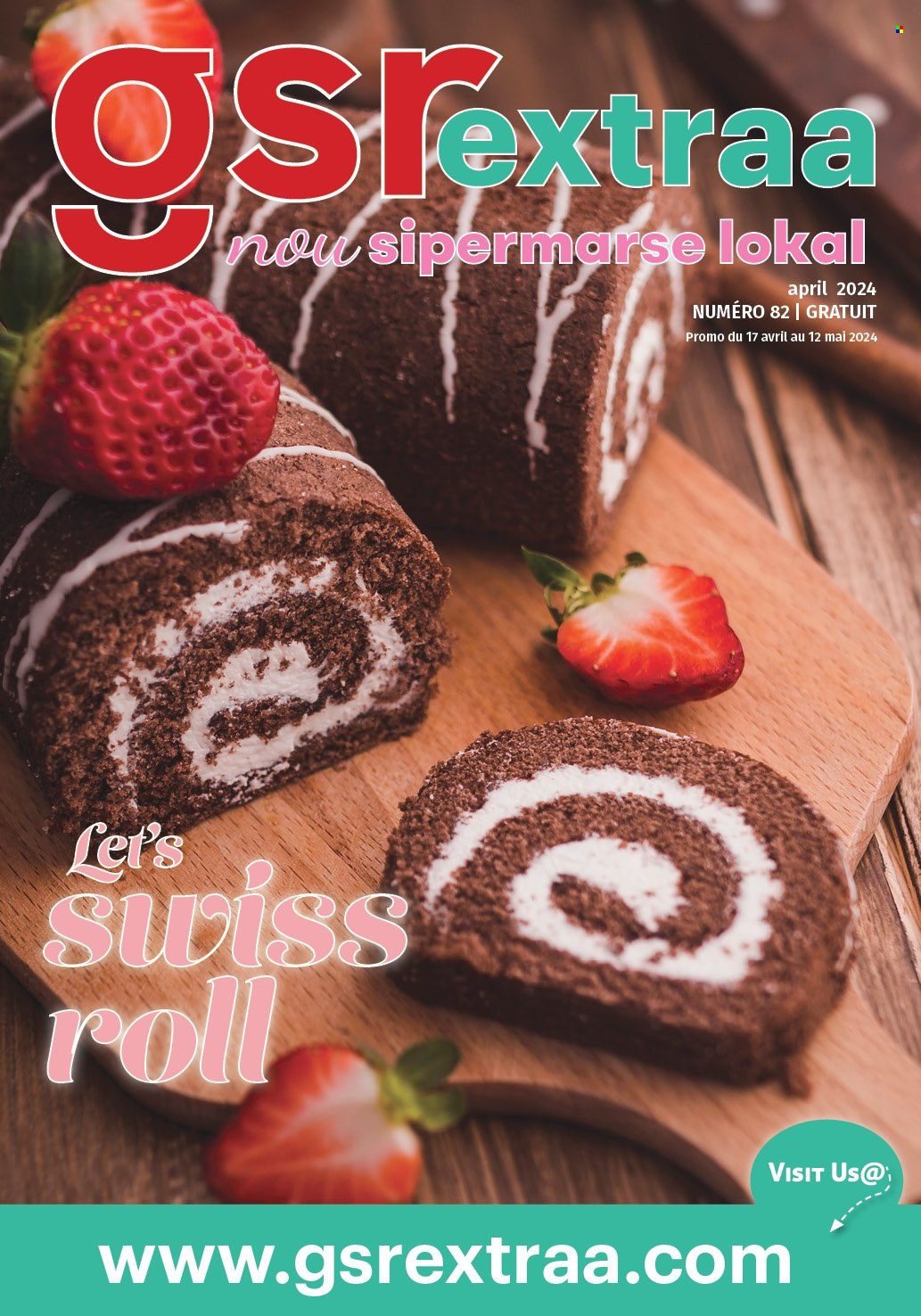 thumbnail - GSR Catalogue - 17.04.2024 - 12.05.2024 - Sales products - swiss roll. Page 1.