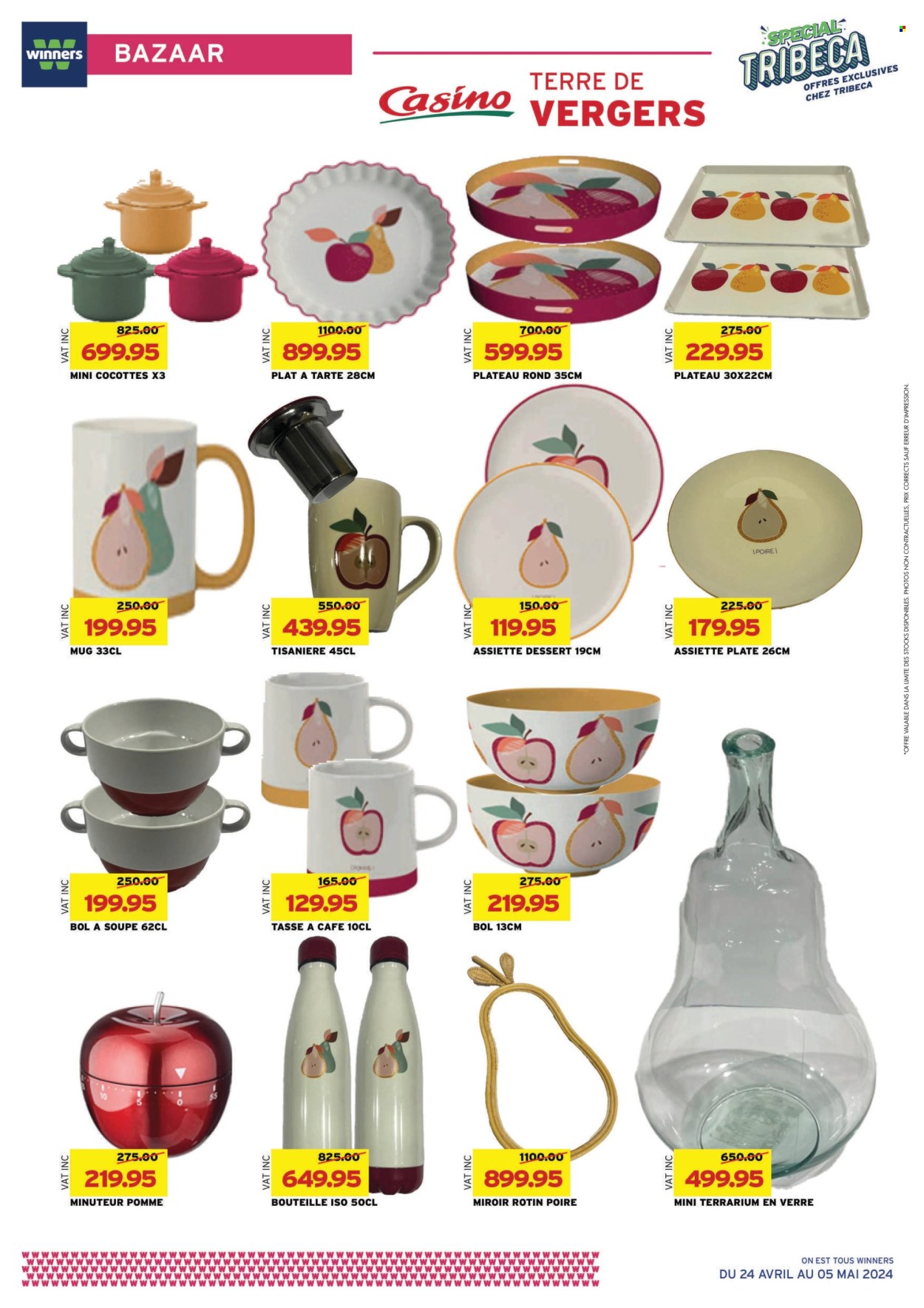 thumbnail - Winner's Catalogue - 24.04.2024 - 5.05.2024 - Sales products - dessert, mug, plate, terrarium. Page 22.