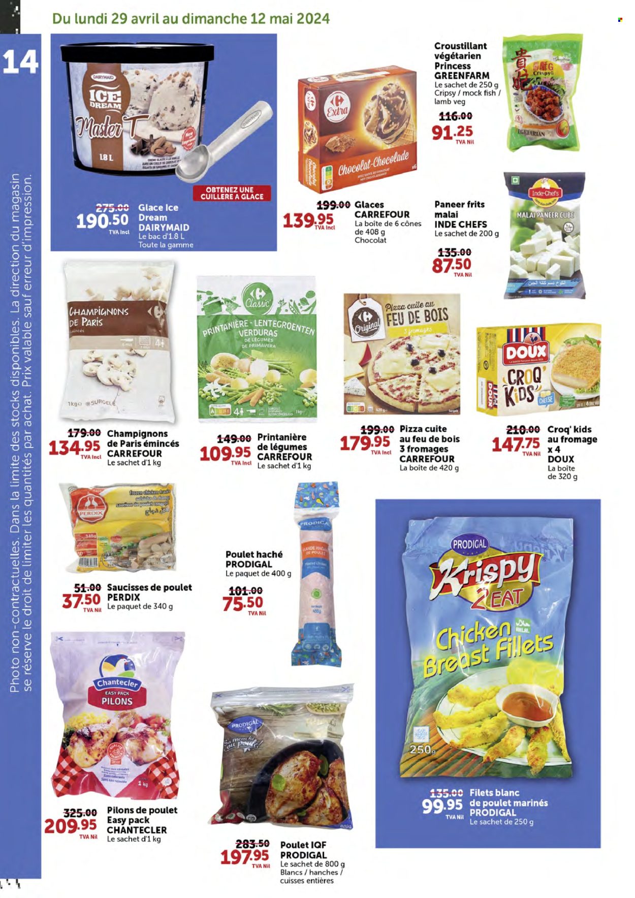 thumbnail - Jumbo Catalogue - 29.04.2024 - 12.05.2024 - Sales products - fish, pizza, chicken breasts, paneer, chicken, princess. Page 14.
