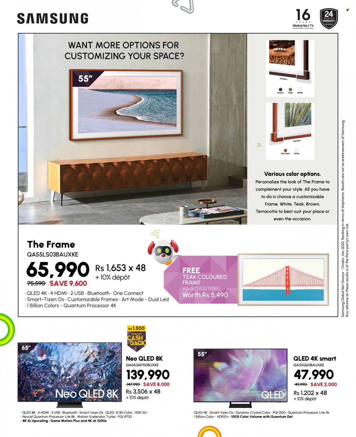 Galaxy Catalogue - 27.07.2022 - 15.08.2022 - Sales products - Samsung, TV. Page 10.