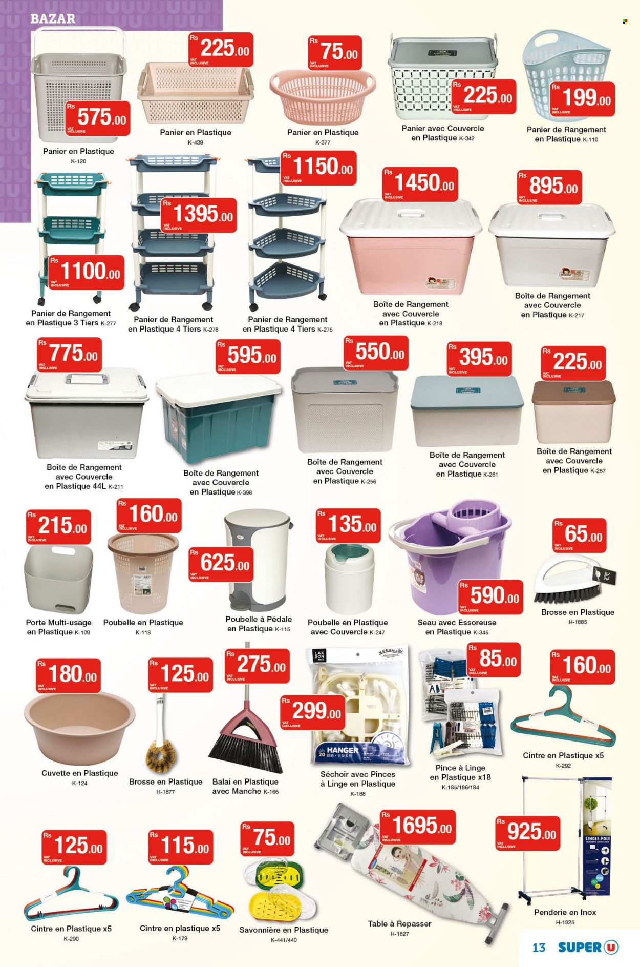 thumbnail - Super U Catalogue - 10.05.2022 - 22.05.2022 - Sales products - hanger. Page 13.
