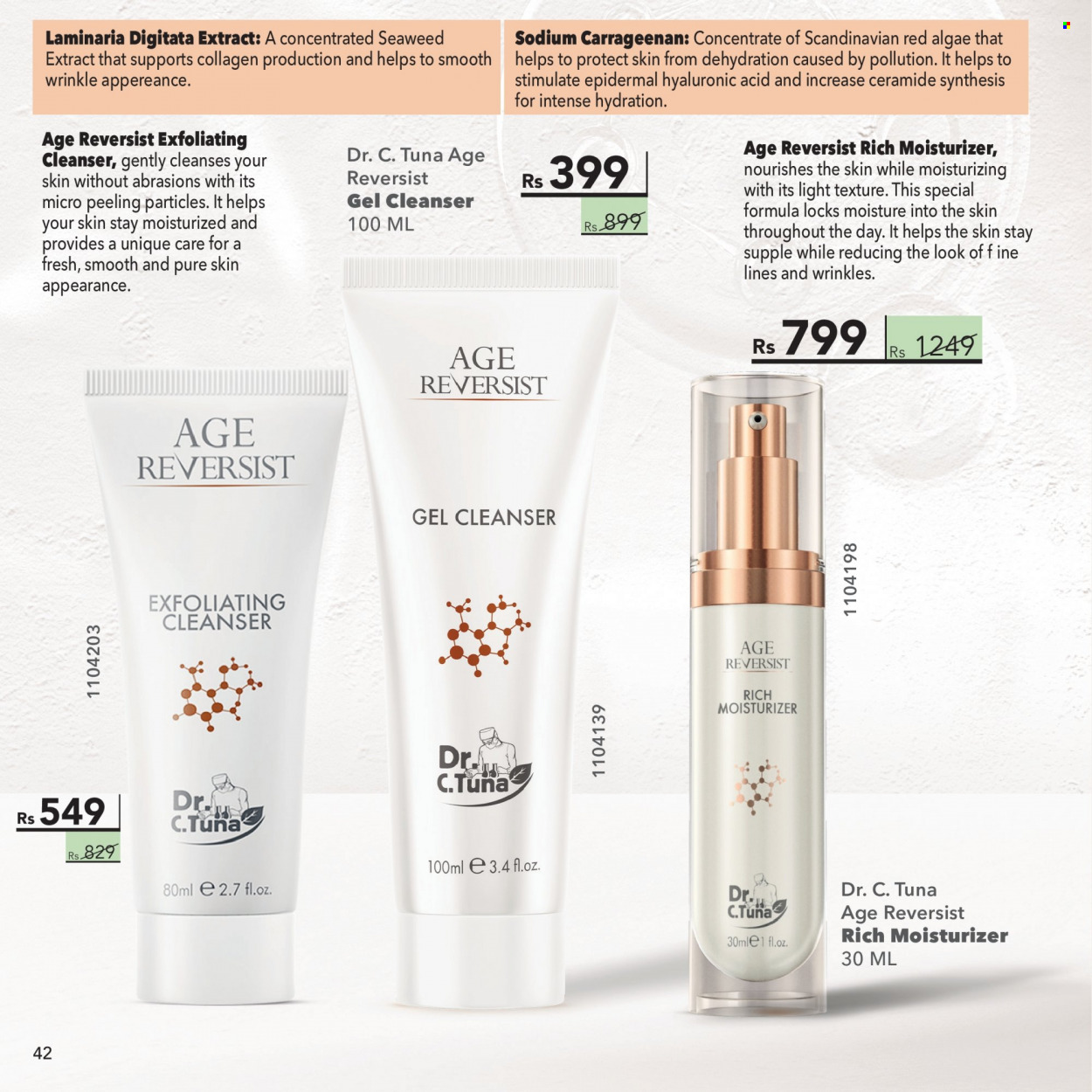 thumbnail - Farmasi Catalogue - 1.07.2022 - 31.07.2022 - Sales products - cleanser, moisturizer, Pure Skin. Page 42.