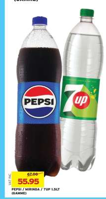 PEPSI / MIRINDA / 7UP 1.5LT (GAMME)