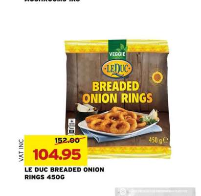 LE DUC BREADED ONION RINGS 450G