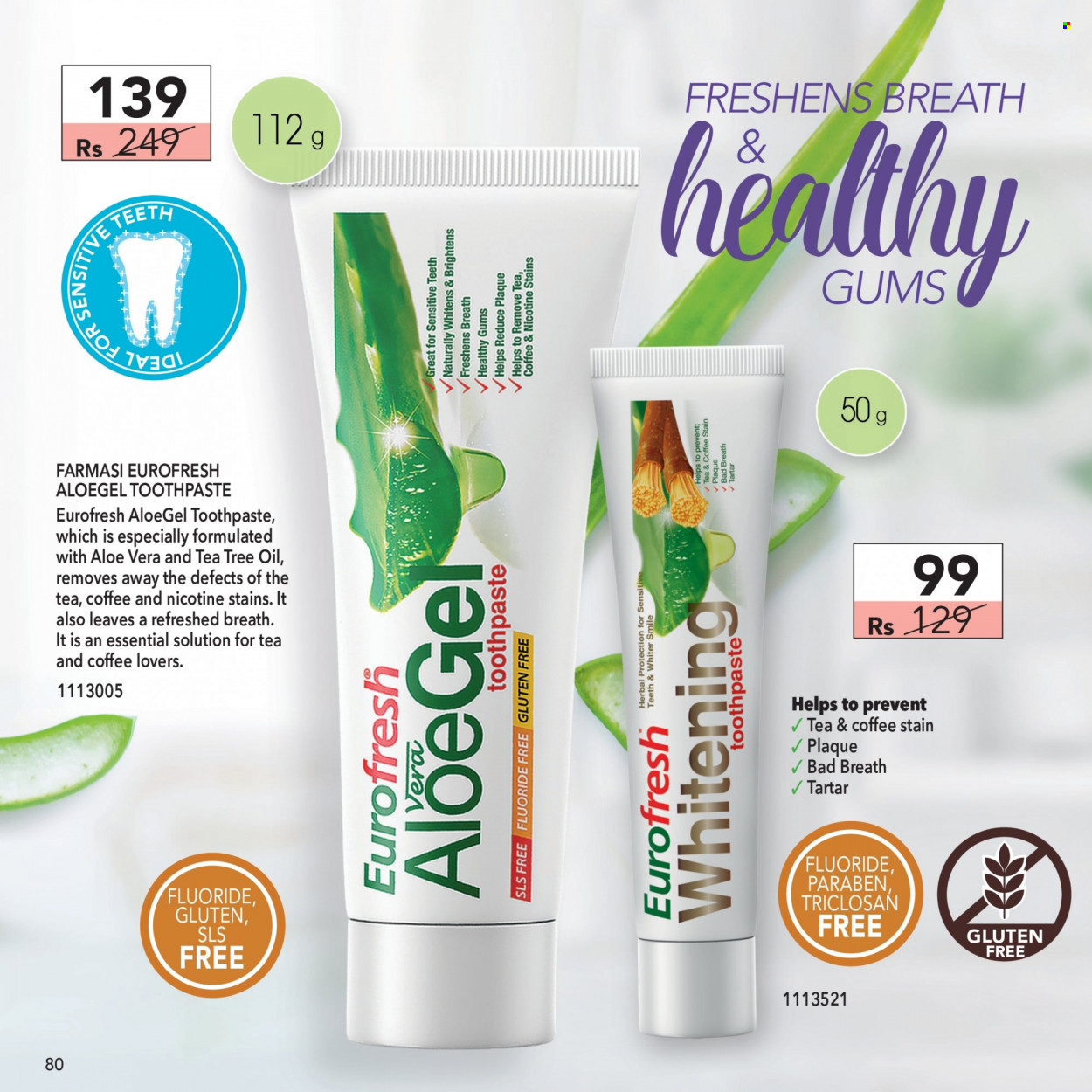 thumbnail - Farmasi Catalogue - 1.07.2022 - 31.07.2022 - Sales products - toothpaste. Page 80.