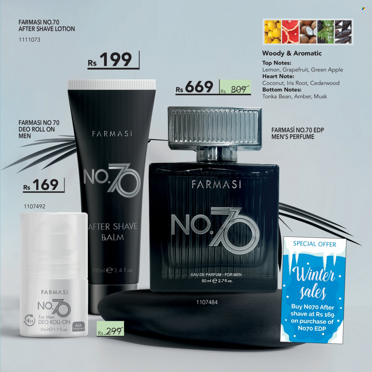thumbnail - Farmasi Catalogue - 1.07.2022 - 31.07.2022 - Sales products - body lotion, after shave, eau de parfum, roll-on, deodorant. Page 89.