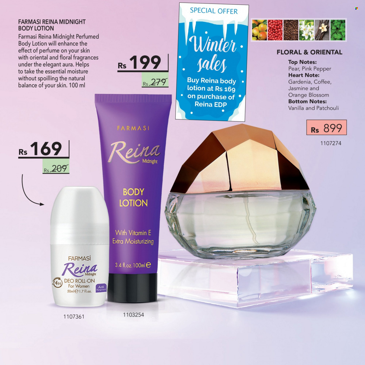 thumbnail - Farmasi Catalogue - 1.07.2022 - 31.07.2022 - Sales products - body lotion, eau de parfum, roll-on, deodorant. Page 97.
